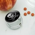 thumbnail image 2 of Pirate Skull Crossed Swords Tattoo Design Pill Case Trinket Gift Box, 2 of 3