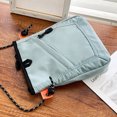 thumbnail image 1 of Bolso Unisex Bandolera Impermeable Mini Monedero Ocio Diario Azul Claro Azul, 1 of 8