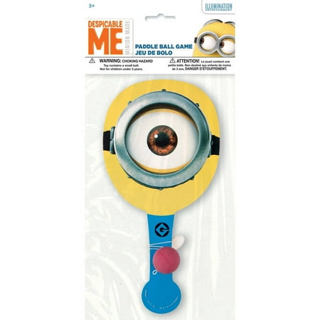 Beach Paddleball Set - Despicable Me Minions Paddle Ball Game, 1ct