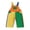 Orange Yellow Green, variant on Cjfdfy Toddler Baby Boy Girl Overalls Clothes Contrast Color Adjustable Straps Sleeveless Jumpsuits With Chest Pocket Kids Casual Overalls Pants Fall Winter Clothes 