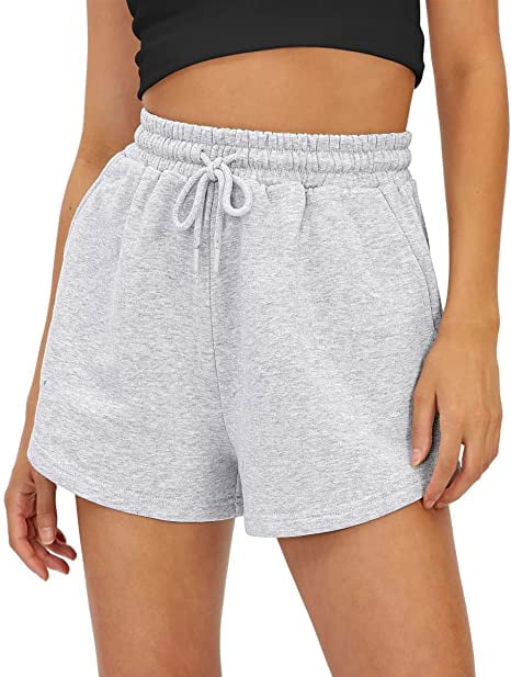 Ouuobag Womens Sweat Shorts Casual 