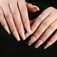 thumbnail image 4 of Uñas postizas con diseño de arcoíris extralargas, ataúd brillante, uñas postizas a presión, uñas postizas de cubierta completa para mujeres y niñas, 24 piezas/set205, 4 of 7