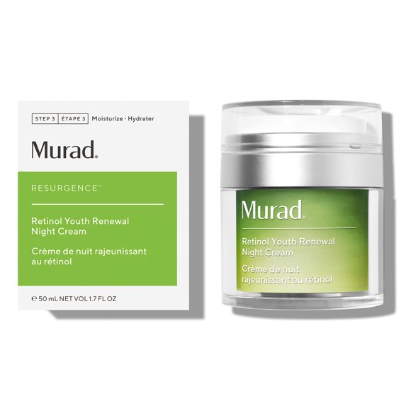Murad Resurgence Retinol Youth Renewal Night Cream â Anti-Aging Retinol Moisturizer for Wrinkles and Fine Lines â Hydrating, Firming, and Smoothing Skincare Treatment, 1.7 Fl Oz