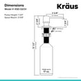 thumbnail image 3 of KRAUS Kitchen Soap and Lotion Dispenser in Stainless Steel, 3 of 7
