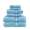 thumbnail image 1 of Juego de toallas de baño LANE LINEN Luxury, 6 piezas, 100% algodón, azul, 1 of 7