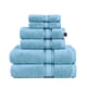 thumbnail image 1 of Juego de toallas de baño LANE LINEN Luxury, 6 piezas, 100% algodón, azul, 1 of 7