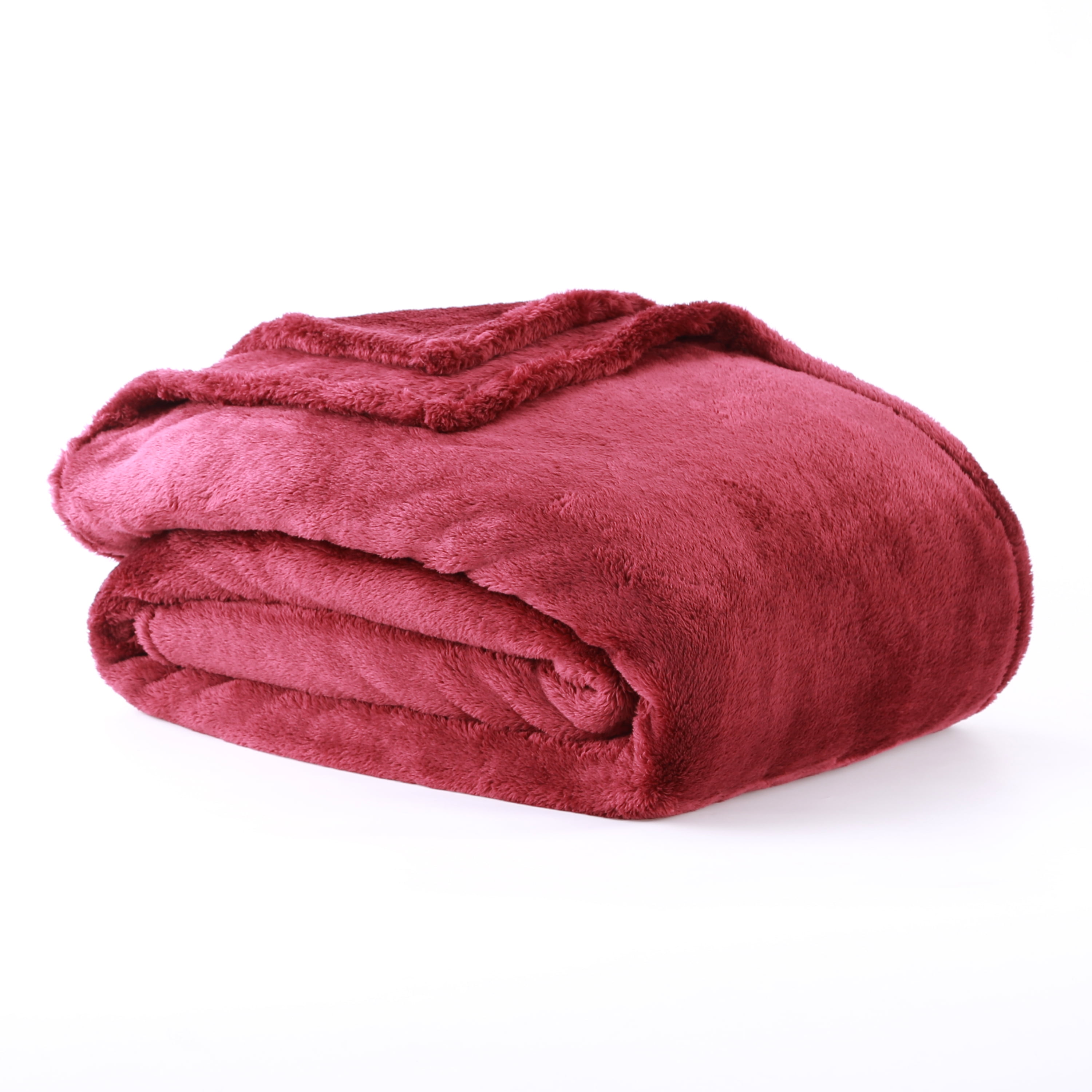 Berkshire Blanket Eco Plush Bed Blanket, Wine, King