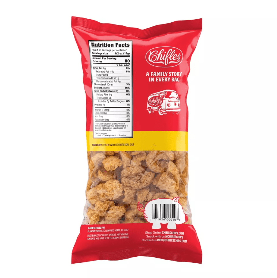 Chifles Pork Cracklins, 5 Oz.