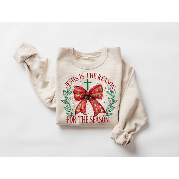 Velto Jesus Is The Reason For The Season Sweatshirt, Happy Holiday Season Hoodie, Happy Holiday Sweater, Happy Holiday Gift, Xmas Holiday Shirt, Jesus Sweater All Size S-3XL
