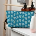 thumbnail image 5 of Picia Sea Turtle Printed Leather Travel Toiletry Bag,Cosmetic Organizer, Makeup Travel Bag, Durable Travel Pouch, Compact Toiletry Bag, Travel Accessories, 5 of 6