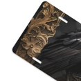 thumbnail image 2 of Kdxio Gothic Raven Portrait License Plate Car Front License Plate Car Decoration Car Accessories Front Tag Plate Standard Size, 2 of 8