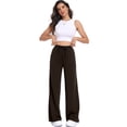 thumbnail image 4 of Cadmus Womens Wide Leg Sweatpants High Waist Loose Soft Casual Workout Pants with Pockets, 4 of 12