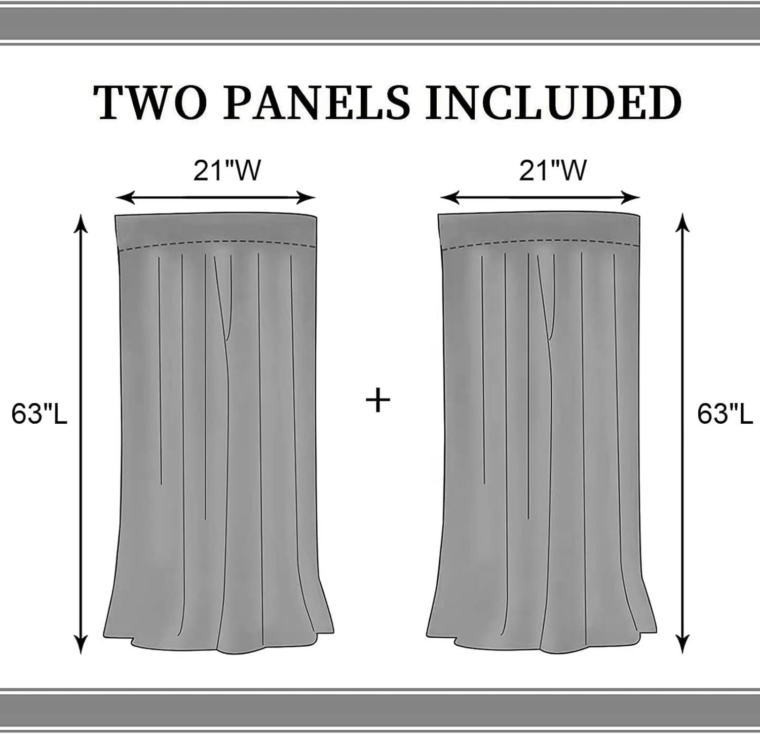 Farmhouse Kitchen Curtians, Rustic Country Fork and Spoon Cook Theme Rustic Vintage Cottage Blackout Cafe Living Room Bedroom Window Curtains Drapes Treatments 2 Panel Sets, 42"x63" Inch