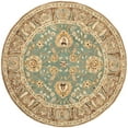 thumbnail image 5 of SAFAVIEH Anatolia Sharon Floral Area Rug, Teal/Camel, 6' x 6' Round, 5 of 10
