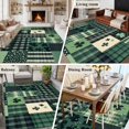 thumbnail image 5 of Non-Slip Rug Pad Rugs St Patrick's Day Lucky Clovers Leaf Rectangle Area Rugs 8x10Ft Soft Carpet Pads for Living Room Kids Room, Farmhouse Buffalo Plaid, 5 of 9