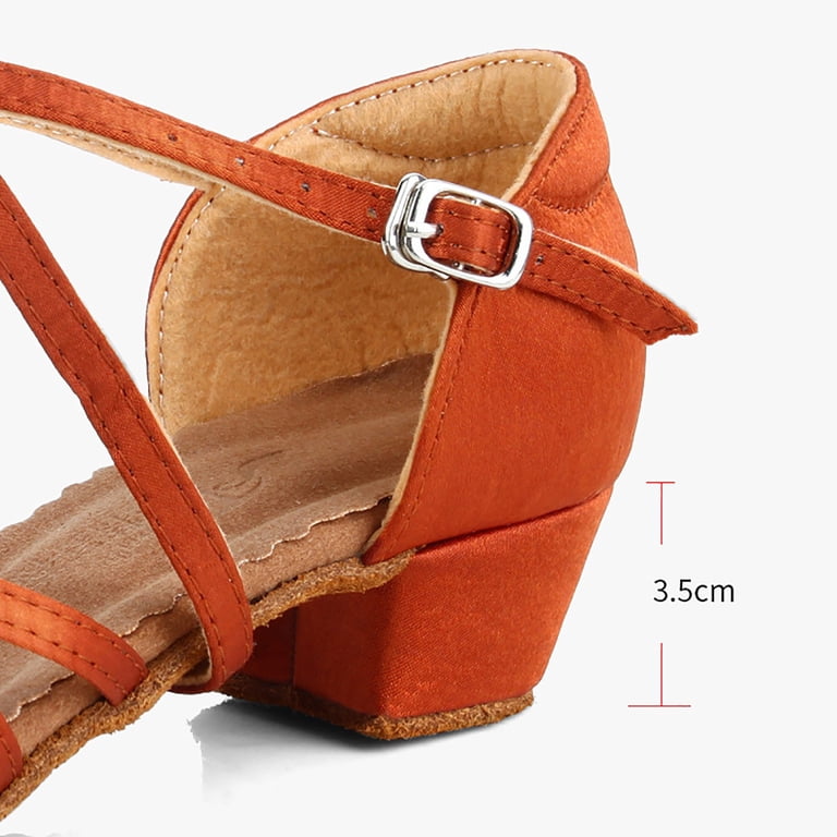 Children Latin Dance Shoes Ladies Girls Tango Ballroom Salsa