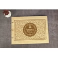 thumbnail image 3 of Darling Souvenir Personalized Engraved Laser Cut Wedding Guest Book Wooden Cover Sign-in Book Registry Guestbook Scrapbook-3V, 3 of 6