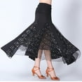 thumbnail image 2 of Long Ballroom Praise Viennese Waltz Dance Training Wear Skirts Clothing, 2 of 4