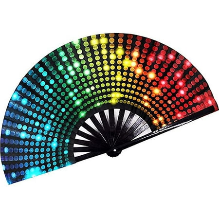 Hand Fan Large Folding Fans For Festivals, Drag Queen & Burlesque Cute