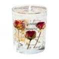 thumbnail image 2 of Dried Flower Jelly Wax Candle - Long Lasting Aromatherapy Candles with Real Flowers, Romantic Gifts for Women, Transparent Soy Wax Candle for Bedroom, Bath, Yoga Relaxation & Home Decor (3.35"), 2 of 7