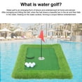 thumbnail image 2 of Juego Verde Flotante, Fácil De Transportar, Camiseta De Goma Verde Con Chip Flotante, 1,5 Kg, Pequeña Para Entusiastas De La Piscina, 2 of 8