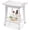 White, variant on Waterproof Shower Benches for Inside Shower, Poly Lumber Shower Stool with Storage Shelf & Adjustable Feet, SPA Bathroom Seat Chair for Shaving Legs, Indoor or Outdoor Use, Grey