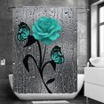 thumbnail image 1 of Shower Curtain, 180 x 180 cm Shower Curtains Mould Proof Resistant Waterproof Washable Polyester Fabric, Bathroom Curtains, 1 of 4