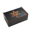thumbnail image 4 of Estuche para Cartas de Tarot, Joyero de Madera Vintage, Caja Multifuncional Pequeña de Madera Vintage para Accesorios de Cartas de Tarot e, 4 of 5