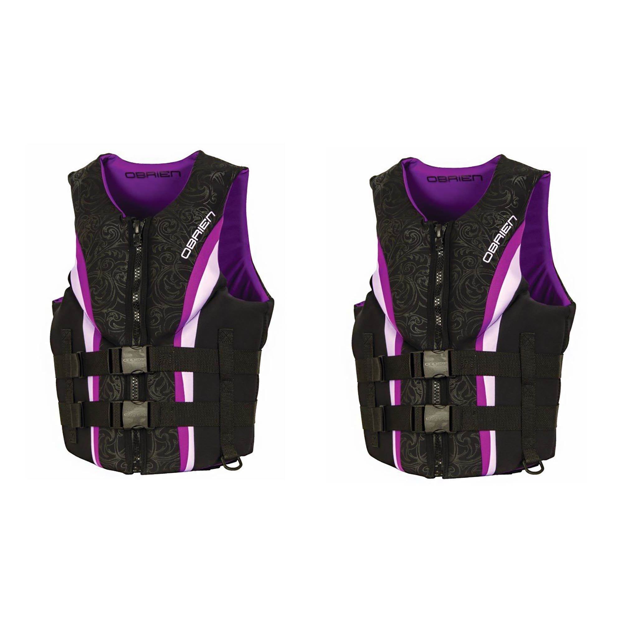 OBrien 2018 Womens Purple Neo Impulse Biolite Wakeboard Life Vest, XS