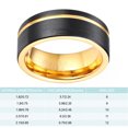 thumbnail image 3 of Anillo de acero, anillos de superficie mate personalizados, joyería, regalo portátil, vestido decorativo, boda, compromiso, fiesta de festival Ropa, zapatos y accesorios Miscelánea Talla 12 Sonducket AP014916-05, 3 of 6