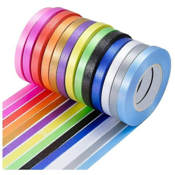 26 Rolls Curling Ribbon Set Crimped Balloon String Gift Wrapping Ribbon Bow Ribbon For Party Weddin
