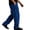 a01Blue, variant on LODIENY Corduroy Pants for Men with Pockets Drawstring Elastic Waist Straight Wide Leg Baggy Casual Sweatpants Khaki M