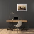 thumbnail image 3 of Millet, Jean-Francois 24x19 White Modern Wood Framed Museum Art Print Titled - Gleaners, 3 of 4