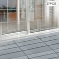 thumbnail image 2 of Miumaeov 27pcs 12x12in Deck Tiles Interlocking Patio Wood Flooring Pavers Tiles Outdoor Non-slip, 2 of 22