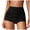 Black-w, variant on Women's High-Waist Seamless Tummy Control Shapewear Panty X-Back Design Firm Support M