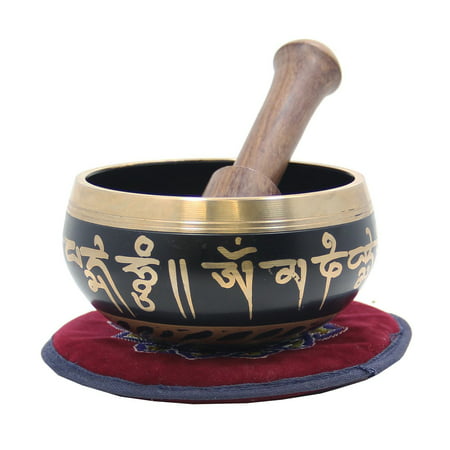 Tibetan Meditation Om Mani Padme Hum Peace Singing Bowl With