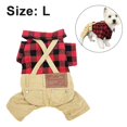 thumbnail image 2 of Dog Sweater Dress Dog Sweater With Leash Hole Knit Warm Dog Clothes, 2 of 5