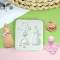 thumbnail image 6 of Baby Shower Themed Fondant Silicone Mold Baby-Bottle Nipple Baking Mold Chocolate Cake Baking Mold for Birthday Party, 6 of 8