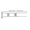 thumbnail image 5 of Double RV Refrigerator Bars, Non-Slip Adjustable RV Fridge Tension Rods, for Camper Refrigerator, Kitchen, Bookshelf, Cupboard, 5 of 8