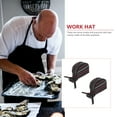 thumbnail image 2 of 2pcs Fashion Chef Hats Kitchen Catering Skull Chef Caps Peaked Caps Work Hat, 2 of 7