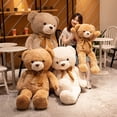 thumbnail image 2 of 1 unidad, recién llegado, oso de peluche gigante suave y tierno, 5 colores, recién llegado, regalo de cumpleaños para niños, 2 of 5
