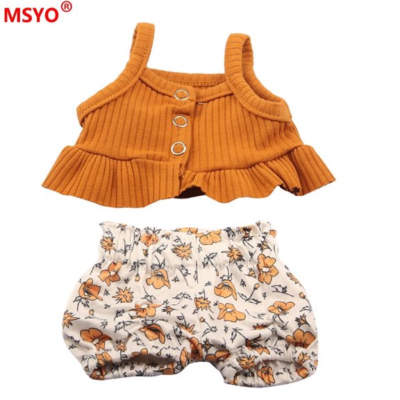 1 Set of Doll Clothes Doll Clothing Shorts Camisole Doll Decorative Shorts Clothes Doll Costume