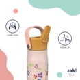 thumbnail image 5 of Zak Designs 14oz Stainless Steel Harmony Straw Water Bottle Inspired by St. Jude Patient Art Space, 5 of 15