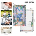 thumbnail image 6 of Yayeee 100% Cotton Hand Towels for Bathroom 16" x 28" Soft Absorbent Kitchen Towel, Floral Window, 6 of 7