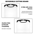 thumbnail image 7 of Large Cutting Board with Handles and Juice Groove, Plastic Cutting Board Set (Set of 3), Cutting Boards for Kitchen, White, 7 of 7