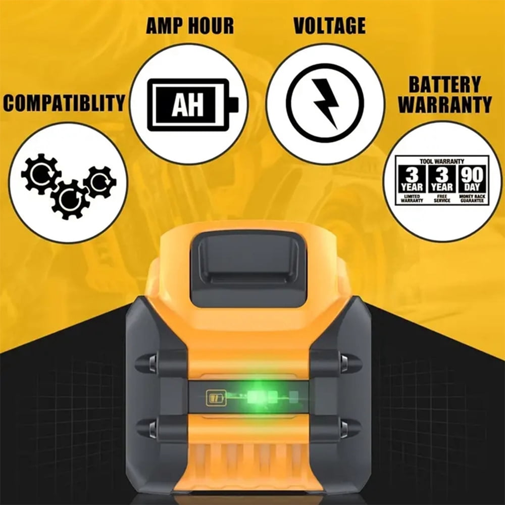 2Pack 12.0Ah for dewalt flexvolt 20v/60v max battery lithium-ion dcb609 dcb606-2