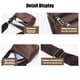 thumbnail image 4 of Bolsa de Hombro Texturizada de Cuero Premium Ajustable Correa para Viajar Trabajo Necesario Diario Bolso de Hombro Único de Piel Sintética Imitación de Cuero Marrón, 4 of 6
