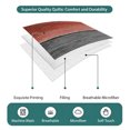 thumbnail image 5 of Queen Quilt Set 90''x96'', Red Gray Black Lightweight Bedspread Coverlet Set with 2 Pillow Shams, Vintage Country Gradient Wooden Grain Breathable All Season Quilt Bedding for Bedroom/Guest Room, 5 of 7