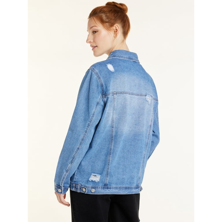 【massnoun】SB OVERSIZED DENIM JACKET Martine Rose Oversized Denim Jacket Blue - UNION LOS ANGELES