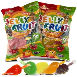 Berry Fruit Jewels: Individually Wrapped Soft-Centered Jellies